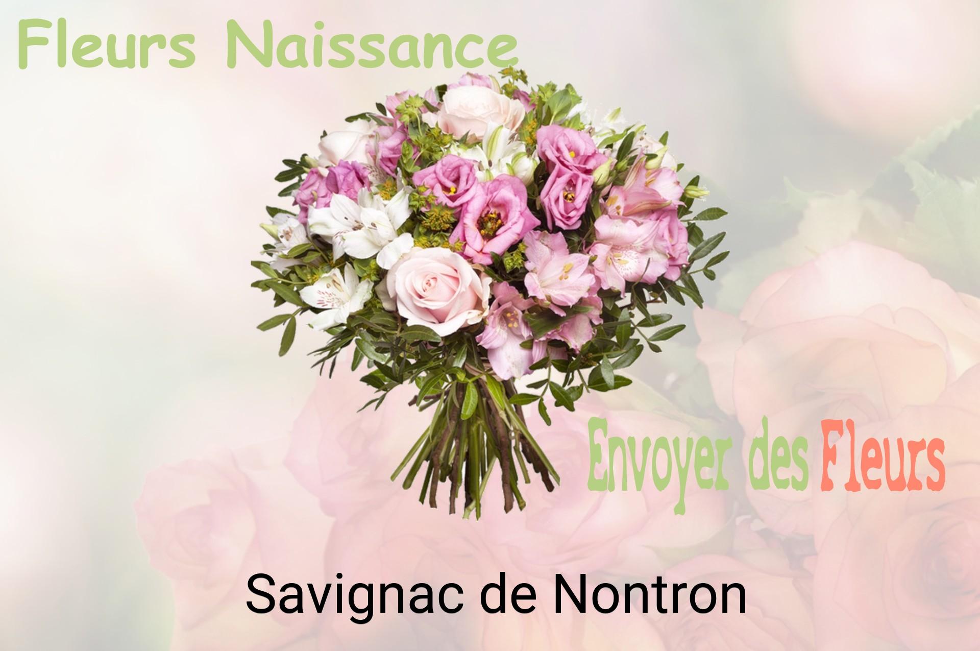 Bouquet de fleurs de naissance livré à Savignac-de-Nontron