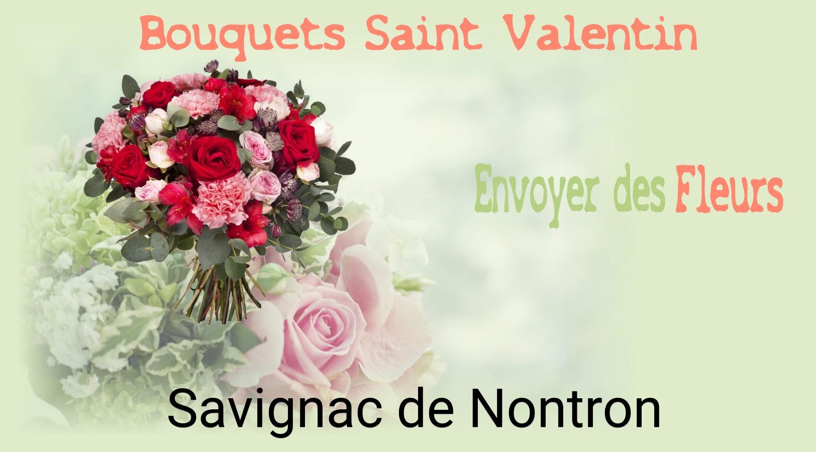 Roses de Saint-Valentin livrées à Savignac-de-Nontron
